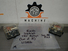 Load image into Gallery viewer, Exide 36930 TRV Relays Used With Warranty (Lot of 2) See All Pictures
