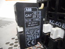 Load image into Gallery viewer, ABB KC40E Contactor 24VDC CA7-10-01 Auxiliary Contact Used With Warranty (3 Lot)
