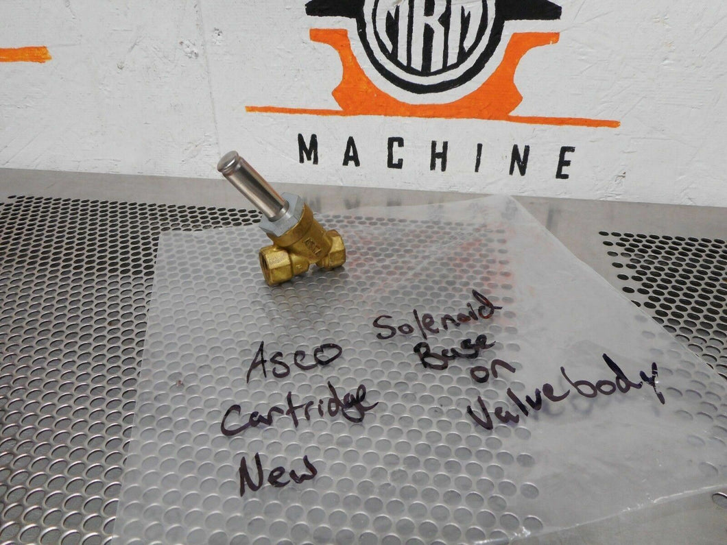ASCO Cartridge Solenoid Base Valve Body New Old Stock