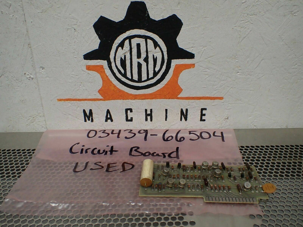 HP 03439-66504 Circuit Board Used With Warranty Fast Free Shipping