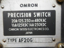 Load image into Gallery viewer, Omron AF20GNJ5-RS Limit Switches 20A 125, 250 Or 480VAC Used Warranty (Lot of 2)
