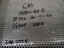 Load image into Gallery viewer, CKD HVB41-8N-5 Solenoid Valve DC24V 1/4NPT Used With Warranty See All Pictures
