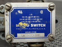 Load image into Gallery viewer, Micro Switch BAF1-3CN18X1 Limit Switch 15A 125, 250 Or 480VAC Used With Warranty
