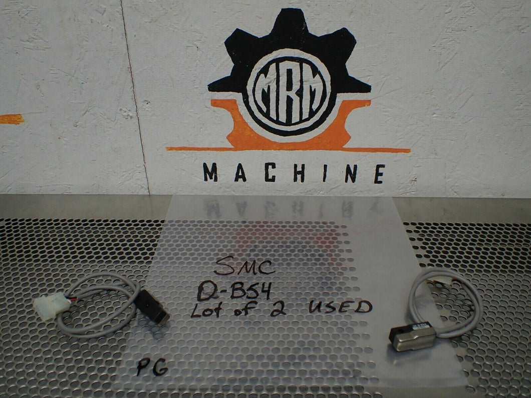 SMC D-B54 Auto Switch Sensors Used With Warranty (Lot of 2)
