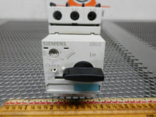 Load image into Gallery viewer, Siemens 3RV1021-1BA10 Motor Starter 1.4-2A &amp; 3RV1901-1A Auxiliary Contact Used
