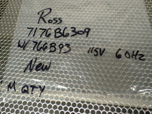 Load image into Gallery viewer, ROSS 7176B6309 Solenoid Valve With 766B93 Solenoid Coils 115V 60Hz New Old Stock
