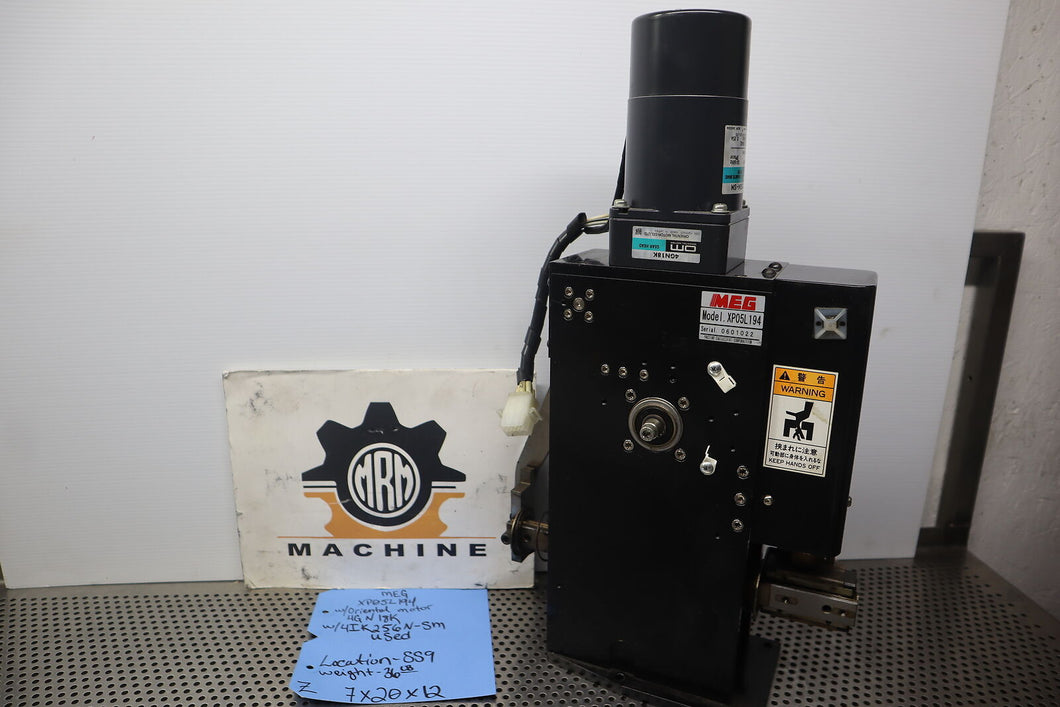 MEG XP05L194 Orient Motor 4IK25GN-SM Motor W/ 4GN18K Gear Head See All Pics