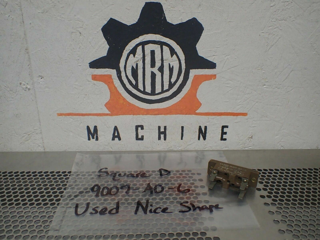 Square D 9007-AO-6 Snap Switch Used With Warranty Fast Free Shipping