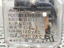 Load image into Gallery viewer, Potter &amp; Brumfield KU-5219 KUP5D15 Relays 24VDC Used With Warranty (Lot of 13)
