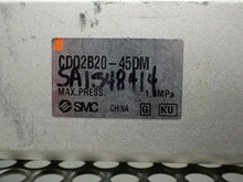 Load image into Gallery viewer, SMC CDQ2B20-45DM Compact Pneumatic Cylinder See Pictures Used With Warranty
