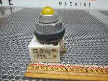 Load image into Gallery viewer, Square D 9001-KM1 Ser G Yellow Pilot Light 110/120V 50/60Hz Used With Warranty
