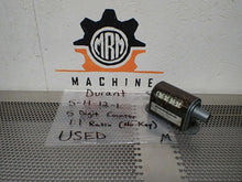 Load image into Gallery viewer, Durant 5-H-12-L 5 Digit Counter 1:1 Ratio (No Key) Used With Warranty
