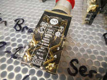 Load image into Gallery viewer, Allen Bradley 800MR-D6 Ser A Red Pushbuttons &amp; 800M-XAK Ser A Contact Block (10)
