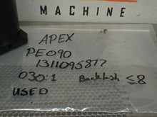 Load image into Gallery viewer, APEX PE090 1311095877 030:1 Motor Gear Box Used With Warranty
