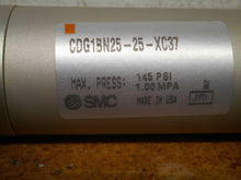 Load image into Gallery viewer, SMC CDG1BN25-25-XC37 Air Cylinder 145PSI  1.00MPA 1&quot; Stroke 3/8&quot; Shaft Diameter
