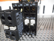 Load image into Gallery viewer, ABB KC40E Contactor 24VDC CA7-10-01 Auxiliary Contact Used With Warranty (3 Lot)

