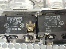 Load image into Gallery viewer, Cutler-Hammer 10250T Illuminated Pushbuttons 24V AC/DC Used (Lot of 2) See Pics
