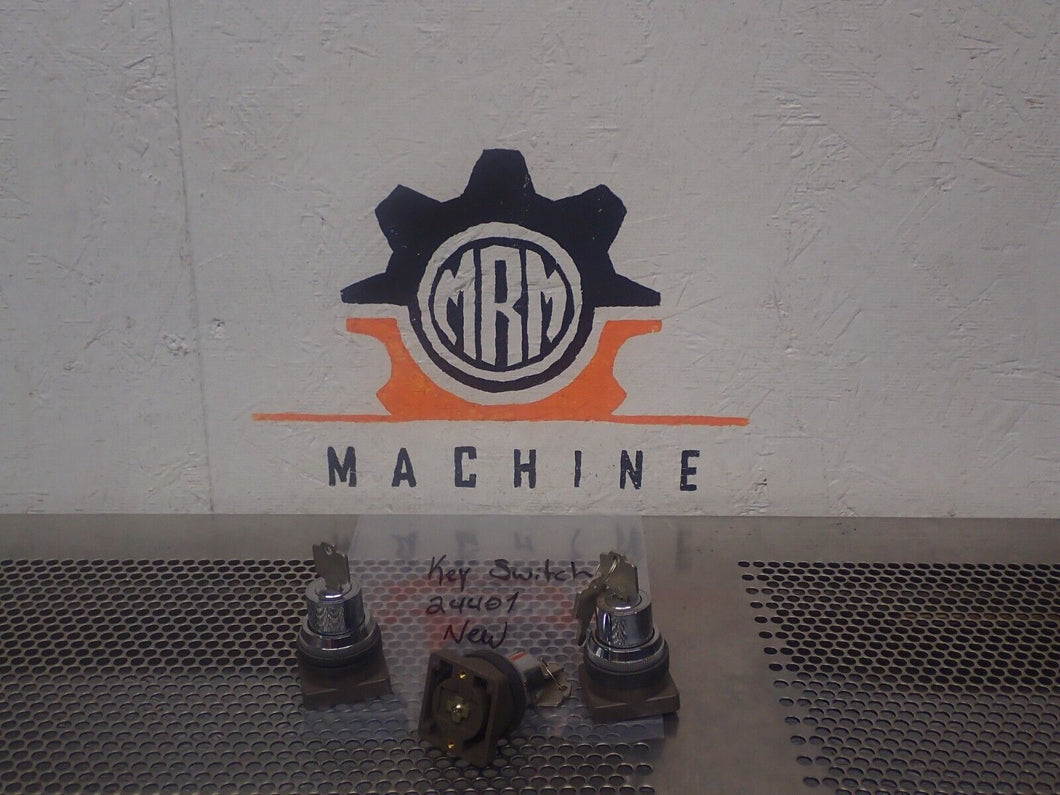 24401 Key Switches New Old Stock (Lot of 3) See All Pictures