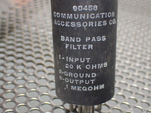 Load image into Gallery viewer, Communication Accessories 90458 Band Pass Filter 1-Input 20K Ohms Used See Pics

