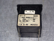 Load image into Gallery viewer, Airpax R21-4-7.00A-B06CV-V Circuit Breaker Rocker Switch 6.65A 250V New Lot of 4
