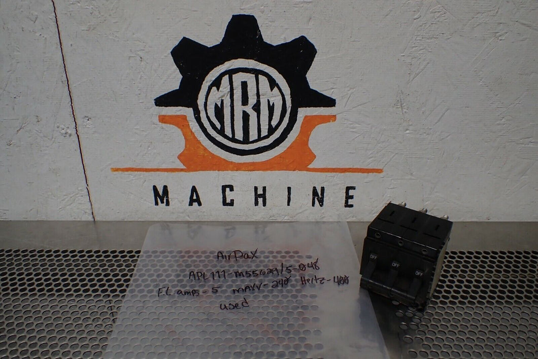 Airpax APL111-M55629/5-048 Circuit Breaker 5A 240V Max 400Hertz Used W/ Warranty