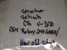 Load image into Gallery viewer, Sprecher Schuh CS4-31Z-24 Relay 24V 50/60Hz 3N.O. 1N.C. New Old Stock
