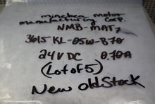 Load image into Gallery viewer, Minebea Motor NMB-MAT 3615KL-05W-B70 Axial Fans New Old Stock (Lot of 5)
