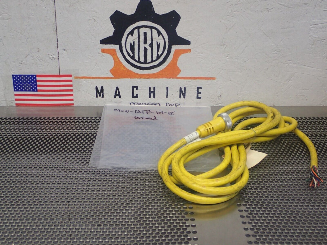 Mencom MIN-12FP-12-18 Cable Female Connector Used With Warranty See All Pics