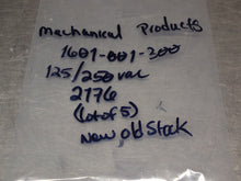 Load image into Gallery viewer, Mechanical Products 1601-001-300 125/250VAC Circuit Breakers New (Lot of 5)

