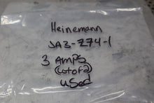 Load image into Gallery viewer, Heinemann JA3-Z74-1 3A 250VAC 3-Pole Circuit Breakers Used Warranty (Lot of 2)
