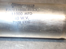 Load image into Gallery viewer, COMPUTAMITE FAH 11000-04-E3 Capacitors 11000MFD 40WV Used (Lot of 2)
