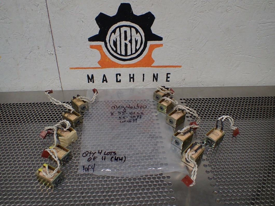 Mecalectro 8 55-44 62 55-4A77 Solenoids Used With Warranty (Lot of 11) See Pics