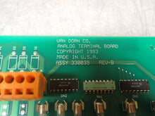 Load image into Gallery viewer, Van Dorn 330039 Rev B Analog Terminal Board PC330-039 Rev B Used With Warranty
