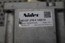 Load image into Gallery viewer, DB80S048030-A 48V 3000RPM Motor W/ NIDEC NEVSF-27B-K-14BE14 27:1 Ratio See Pics
