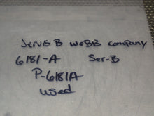 Load image into Gallery viewer, JERVIS B WEBB COMPANY P6181-A Model Series B FLEXI Switch Used With Warranty
