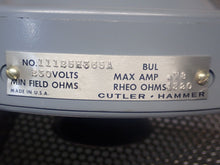 Load image into Gallery viewer, Cutler-Hammer 11125H365A 230V .78Max Amp 4320 RHEO Ohms New See All Pictures
