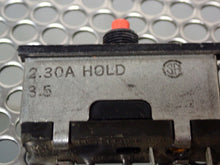Load image into Gallery viewer, Littelfuse (3) 2.30A Hold (2) 1.65A Hold &amp; (1) .600A Hold Circuit Breakers Used
