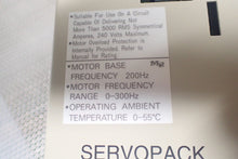 Load image into Gallery viewer, Yaskawa SERVOPACK Model SGDB-50AN Servo Drive Used W/ Warranty See All Pictures
