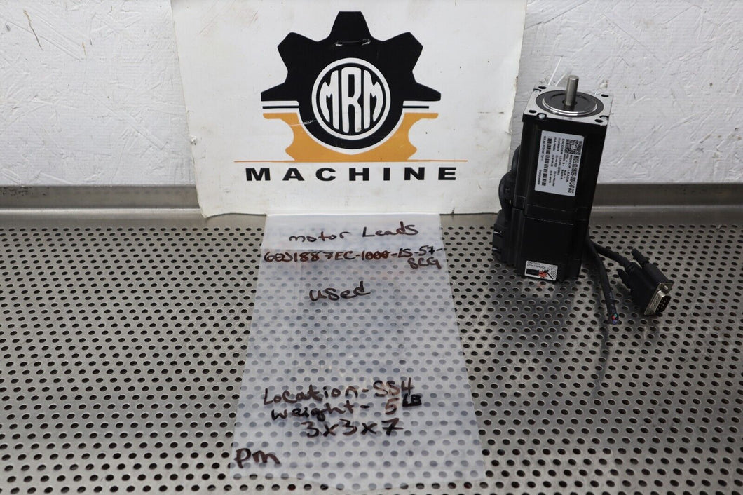 60J1887EC-1000-LS-57-SCG Stepper Motor Used With Warranty See All Pictures