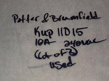 Load image into Gallery viewer, Potter &amp; Brumfield KUP11D15 (2) 24VDC &amp; (1) 110VDC Relays Used With Warranty
