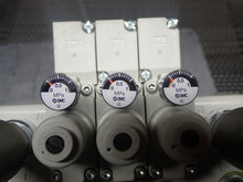 Load image into Gallery viewer, SMC VV5QC41-0303TTD0 Manifold ARBQ4000-00 Regulators (3) VQ4301-5 Valves Used
