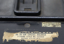 Load image into Gallery viewer, WESTINGHOUSE AB DE-ION Circuit Breaker 15A F Frame 1222032 3-Pole Used Warranty
