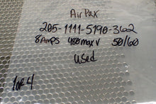 Load image into Gallery viewer, Airpax 205-1111-5190-362 Circuit Breakers 8A 480V 50/60Hz Used (Lot of 2)
