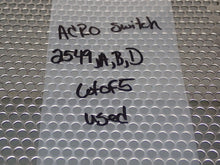 Load image into Gallery viewer, ACRO Switch 2549 A,B,D 3A 125VAC Switches Used With Warranty (Lot of 5)
