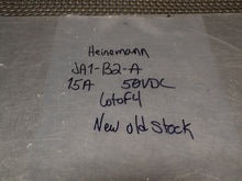 Load image into Gallery viewer, Heinemann JA1-B2-A 15A 50VDC Circuit Breakers New Old Stock (Lot of 4)
