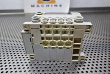 Load image into Gallery viewer, SMC VV5Q21-04C6FU3-N 4-Port Manifold Block Used With Warranty See All Pictures
