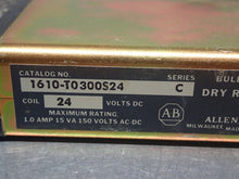 Load image into Gallery viewer, Allen Bradley 1610-T0300S24 Ser C Dry Reed Relay 24VDC Coil Used (Lot of 2)
