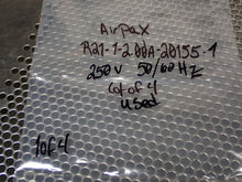 Load image into Gallery viewer, Airpax R21-1-2.00A-20155-1 Circuit Breakers 250V 50/60Hz Used (Lot of 4)

