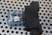 Load image into Gallery viewer, Omron MY2N-J 24VDC Relays With 13Y7W2 Sockets Used Warranty (Lot of 2)
