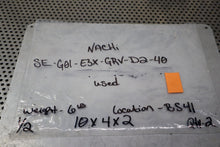 Load image into Gallery viewer, NACHI SE-G01-E3X-GRV-D2-40 Solenoid Valve Used With Warranty See All Pictures
